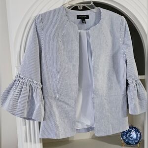 Halogen Pinstriped Jacket